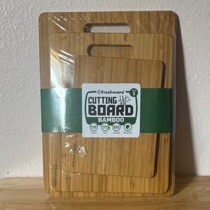 Bamboo Cutting Board Set - Natural Wood